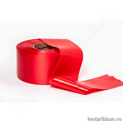 Cатиновая лента, алый 60мм x 200м, 80мм x 200м, 100мм x 200м